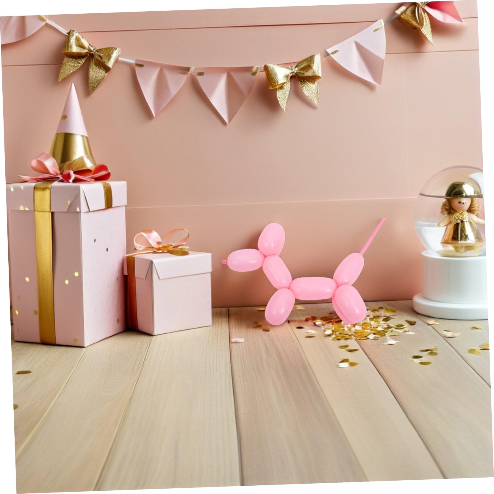 Kisangel 200pezzi Palloncini Lunghi in Lattice Per Decorazioni Per Feste Di Compleanno Matrimoni Natale e Eventi Scolastici
