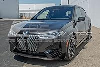 Vista 3 de Reemplazo para modelos BMW iX M-Sport 2022 actuales Placa EOS versión 2 de tamaño completo gancho de remolque para parachoques delantero licencia