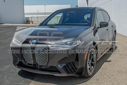 Miniatura 3 de Reemplazo para modelos BMW iX M-Sport 2022 actuales  Placa EOS versión 2 de tamaño completo gancho de remolque para parachoques delantero licencia