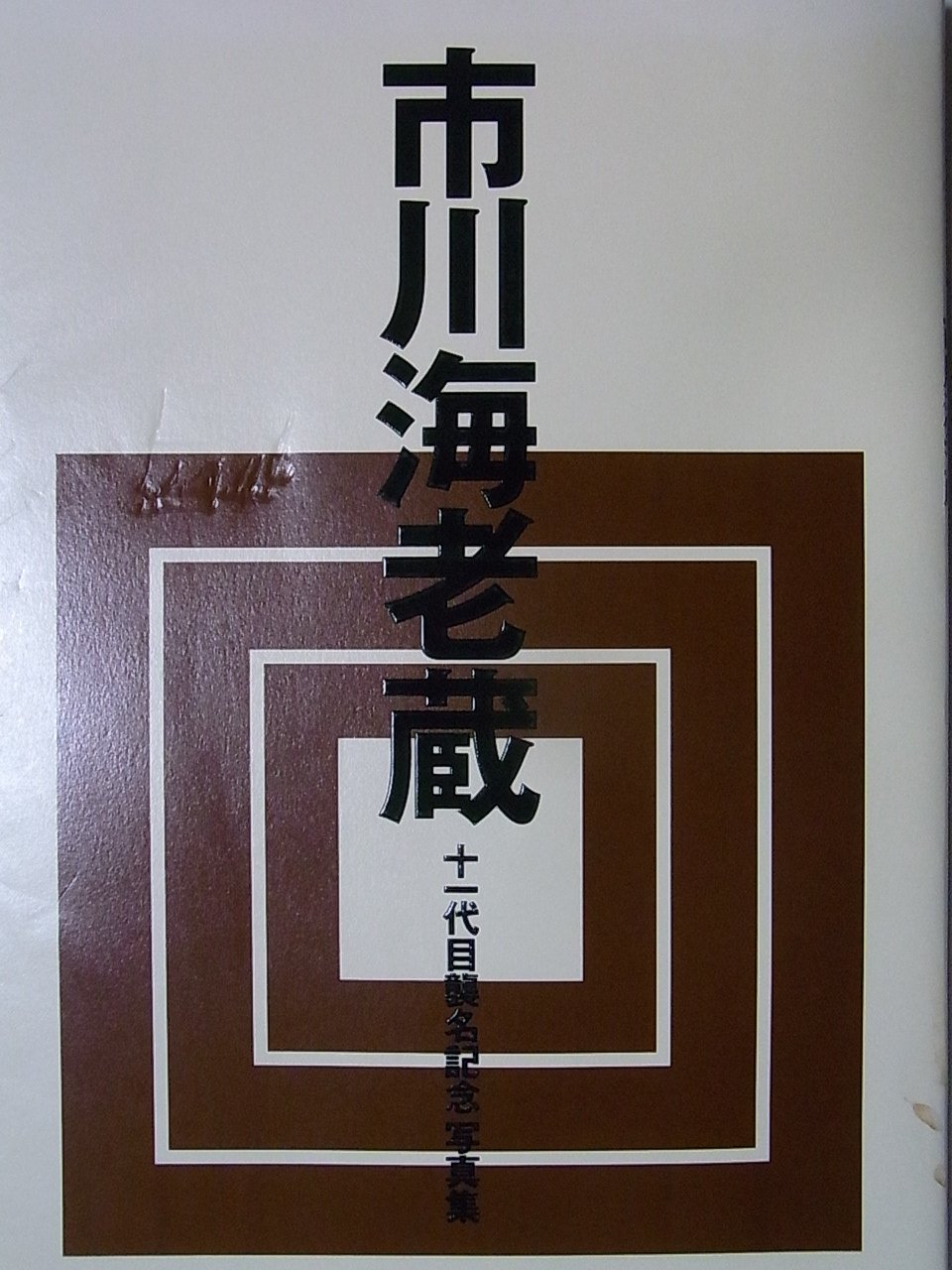 Amazon.co.jp: 市川海老蔵 十一代目襲名記念写真集 平成16年