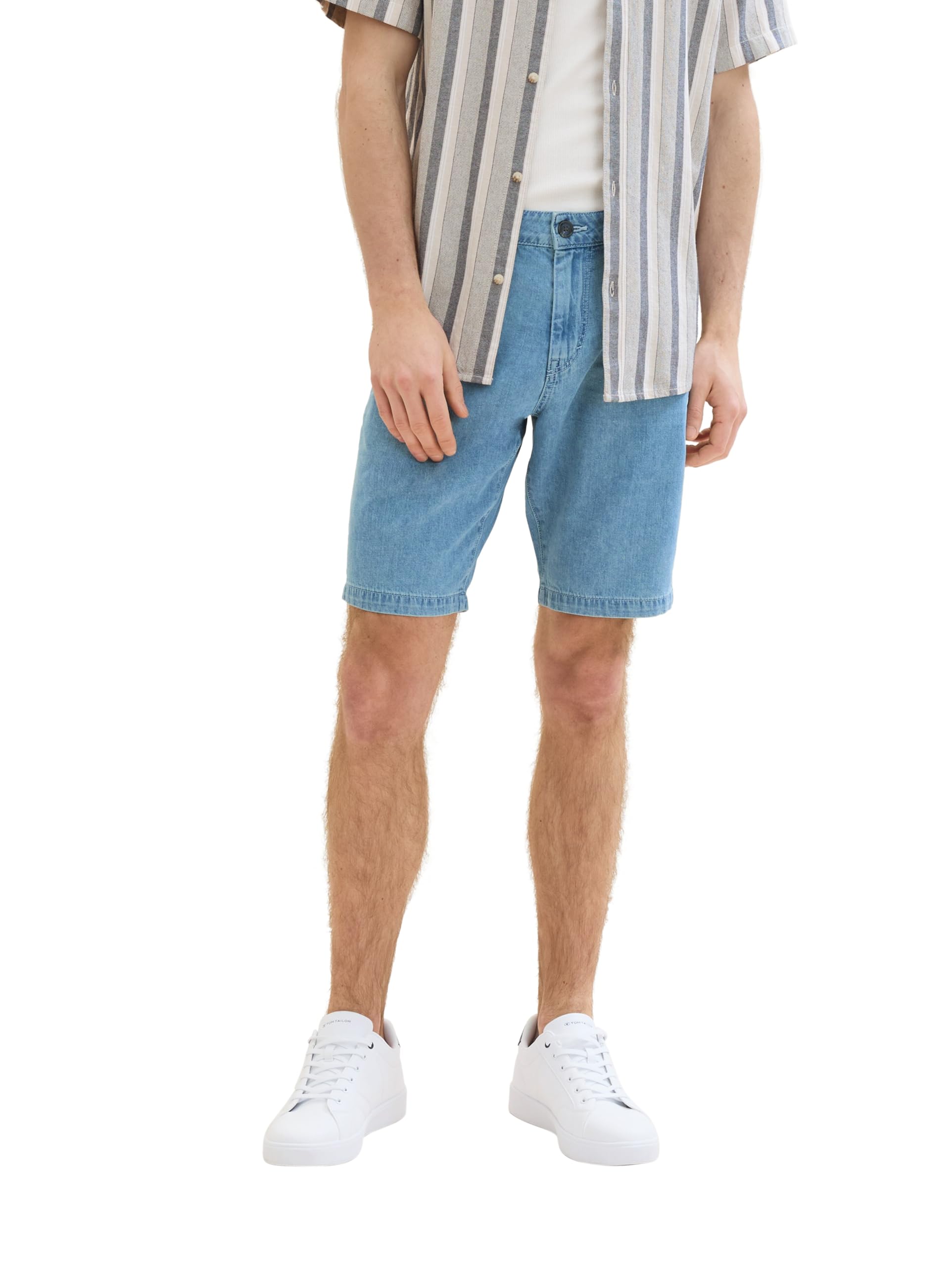 TOM TAILOR Herren Josh Regular Denim Shorts