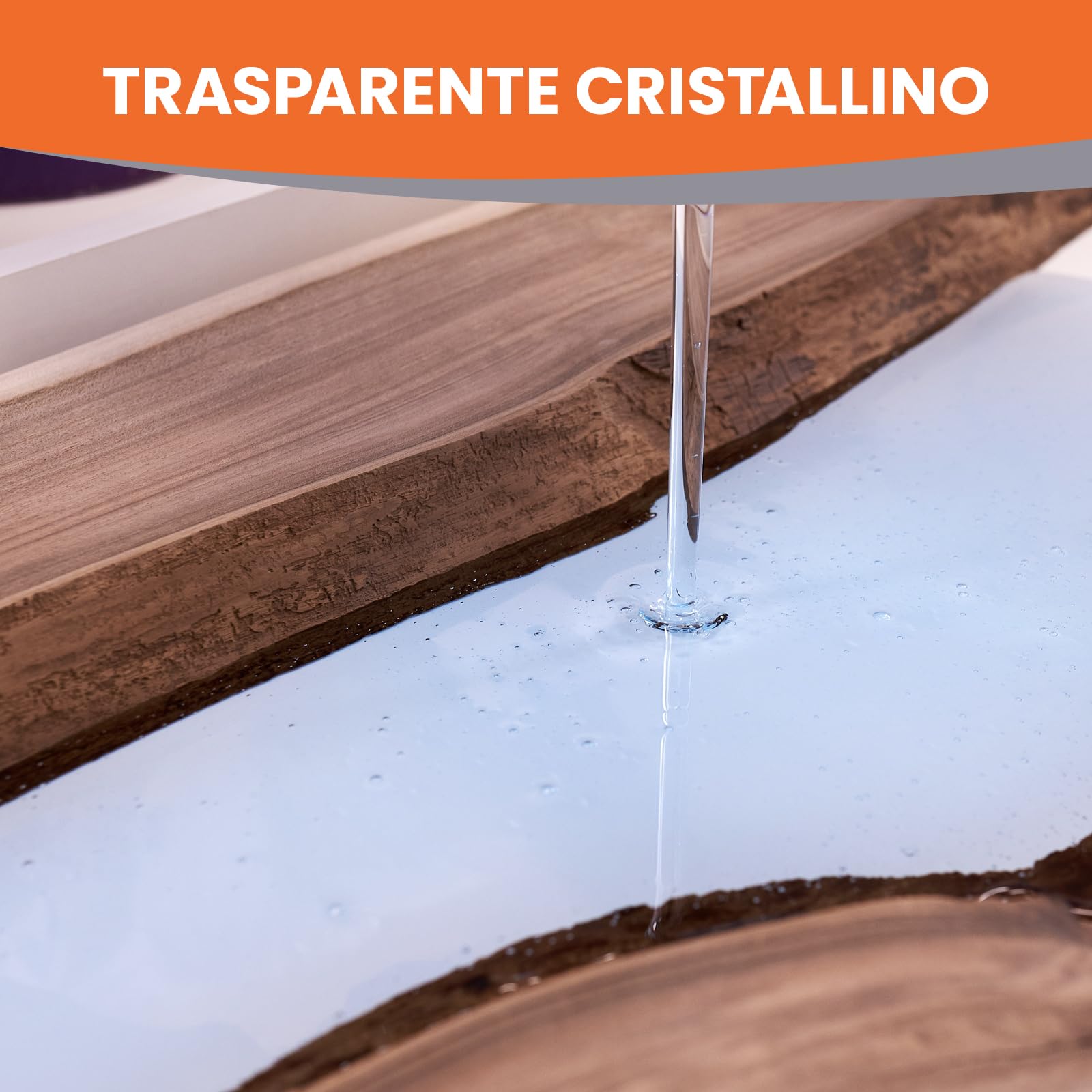 BEKATEQ Sigillante in resina epossidica trasparente 3kg Vernice per pavimenti ad alta resistenza per interni & esterni │ Per pavimenti di garage, uffici e industrie │ Resina bicomponente BK-400EP