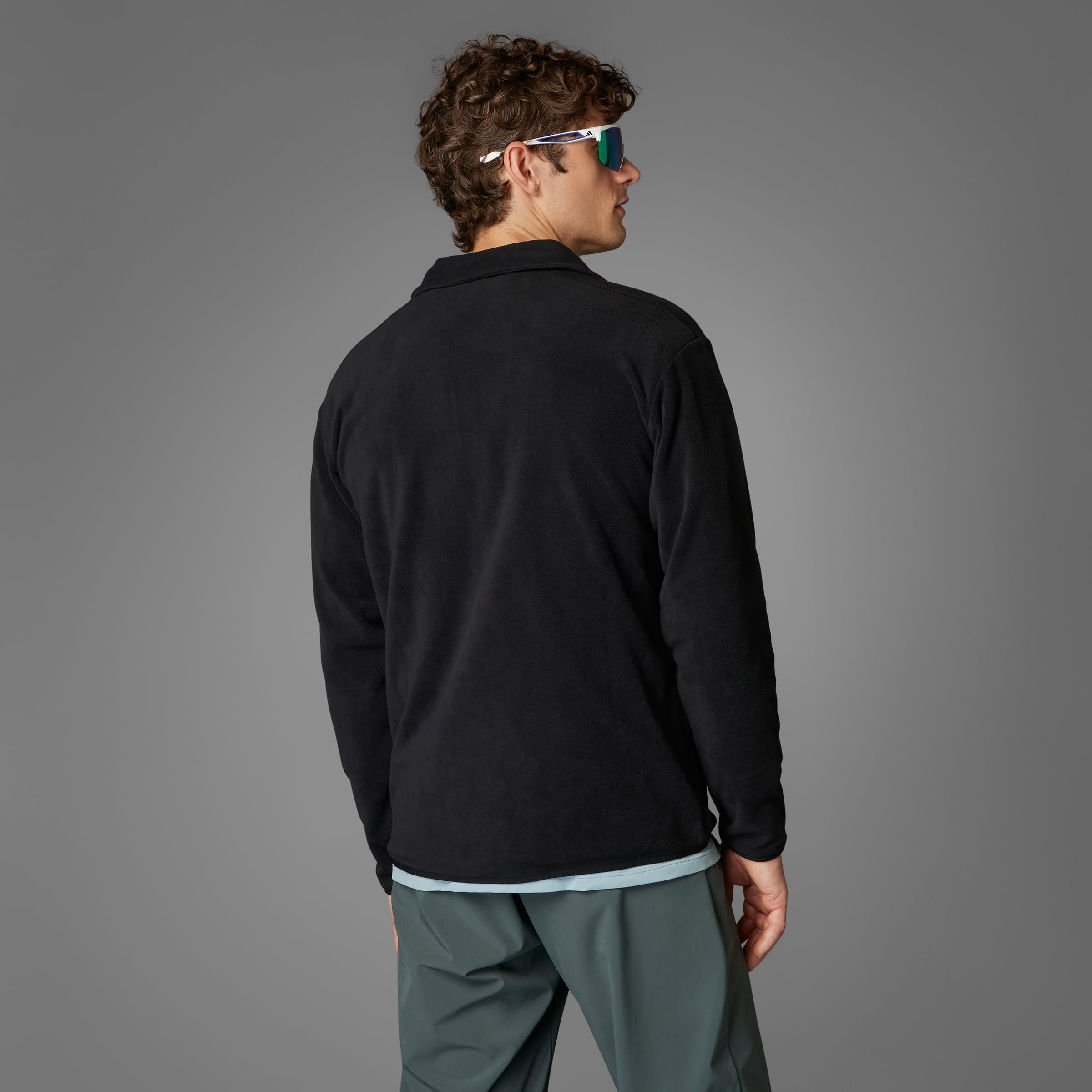 adidas Men's Veste molleton zip intégral Multi Essentials