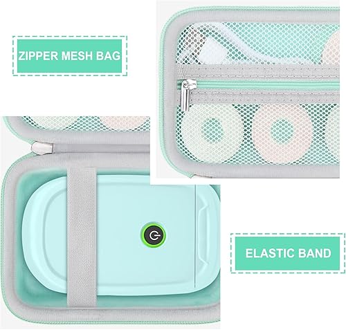 Miniatura 4 de Supmay Estuche de transporte para máquina etiquetadora MARKLIFE P11, mini portátil Bluetooth Thermal Labeler estuche de viaje con bolsillo de malla