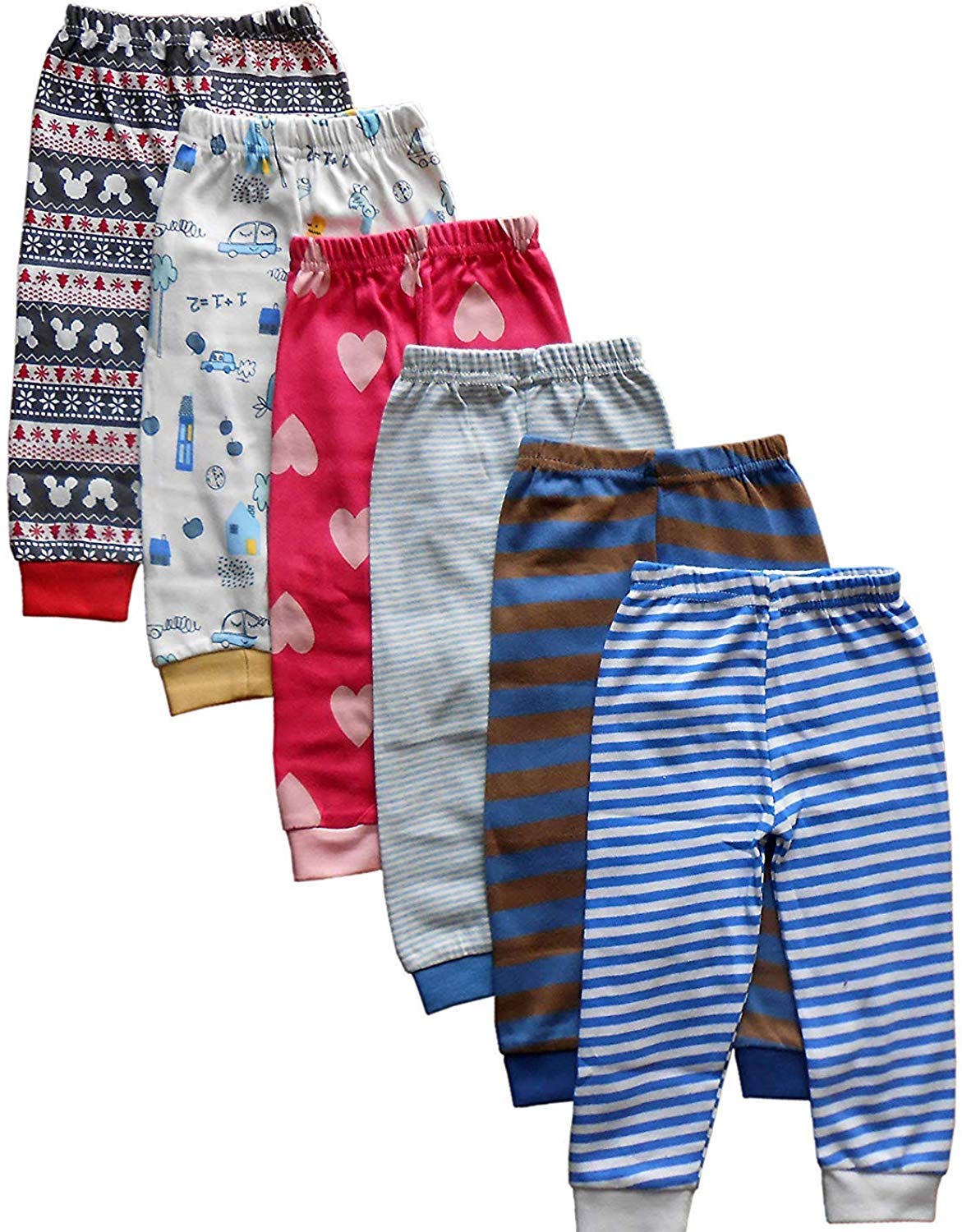 Unisex Cotton Assorted Print Pajama Bottom