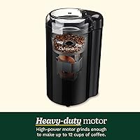 Vista 5 de Cuisinart Molinillo de café, molinillo de granos de café con control de un solo toque con cuenco y cuchillas de acero inoxidable, capacidad de 2.5