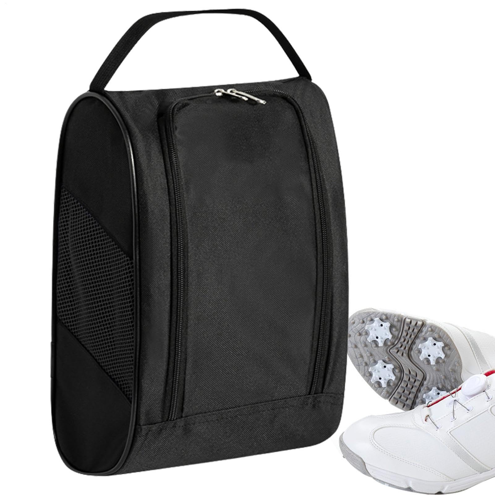 Schuhtragetasche,Golfschuhtrage - Schuhtasche für Outdoor-Sport - Atmungsaktive Golfschuh-Tragetaschen für Socken, Tees, Golfbälle Damen und Herren