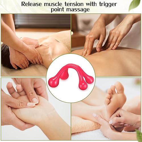 Miniatura 2 de Paquete de 50 herramientas de masaje de cuatro puntos de Navidad para empleados, regalo de elefante blanco, perillas de masaje de 4 patas,