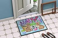Vista 149 de Caroline's Treasures PJC1117JMAT - Felpudo para puerta delantera de 24 x 36 pulgadas, tapete antideslizante lavable de pelo bajo, 24 x 36 pulgadas
