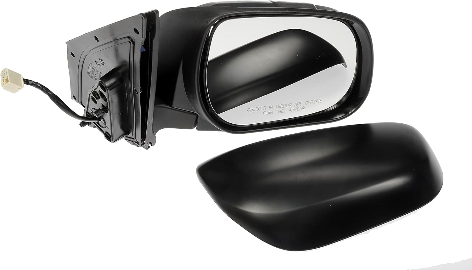 Dorman 955-1564 Passenger Side Power Door Mirror - Heated / Folding Compatible with Select Toyota Models, Black