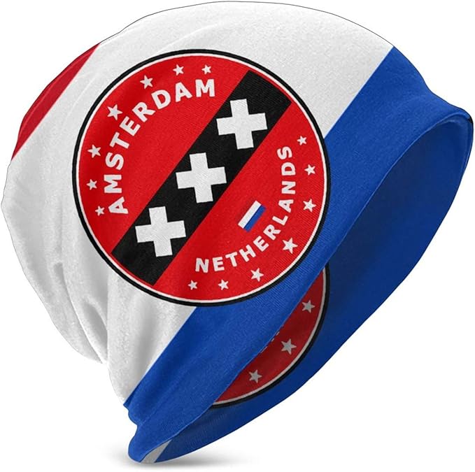 yeshi Amsterdam Flag Unisex Kids Knit Hat Winter Ski Hat