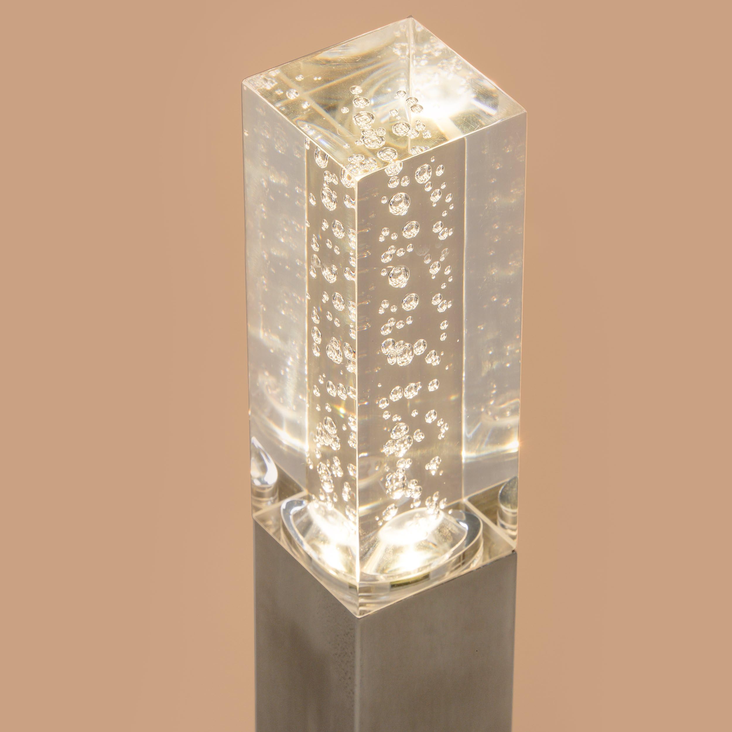 Esotec Solar Wegeleuchte Standleuchte Bubble Tower 63 LED Acrylblock 102556