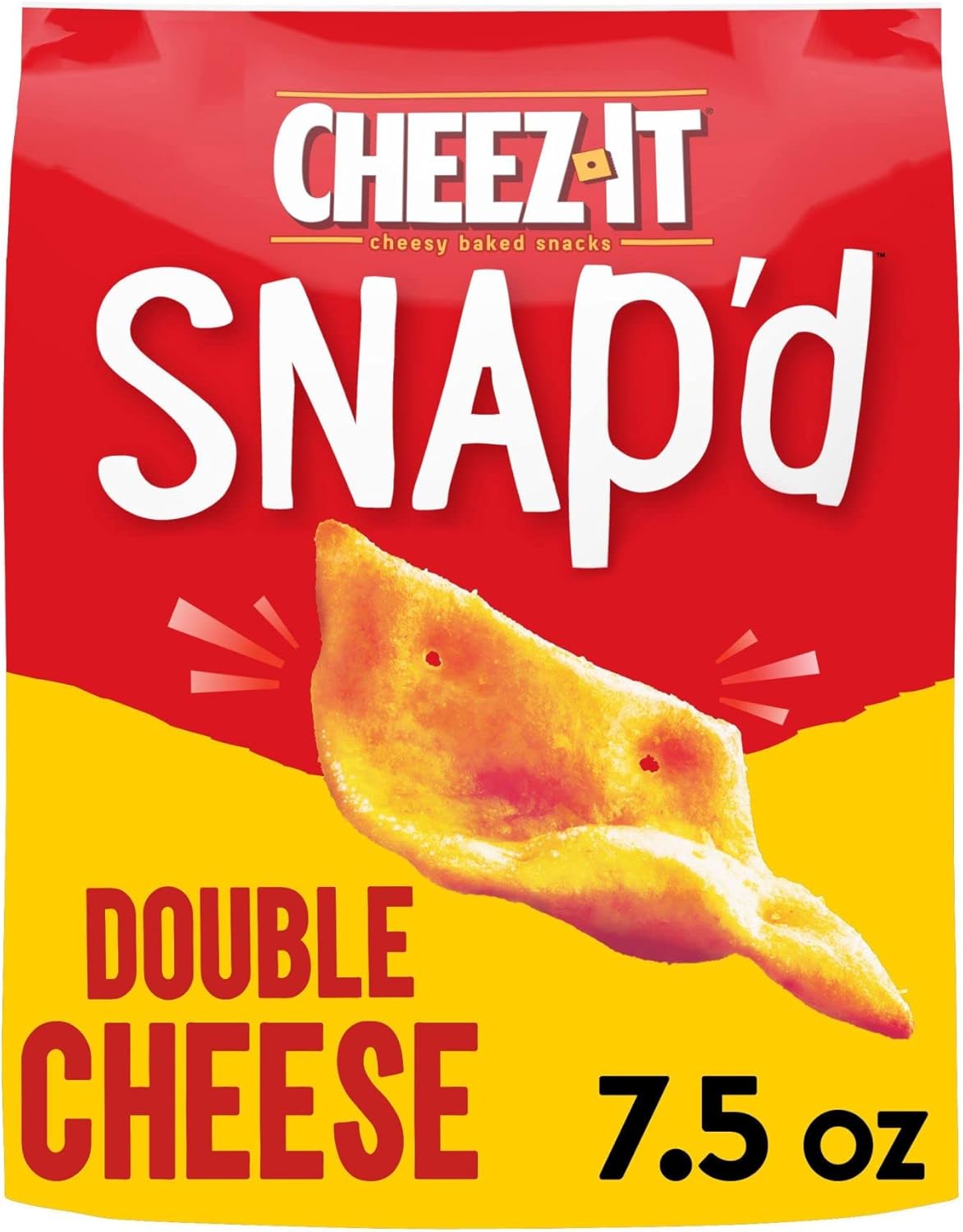 CheezIt Snap'd Cheesy Baked Snacks, Double Cheese, 7.5oz Amazon.ca Grocery & Gourmet Food