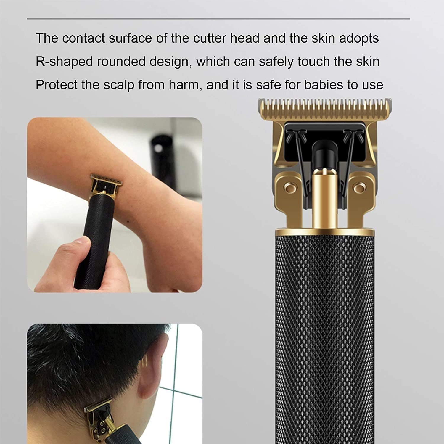 Clippers per Capelli 9000rpm Clippers Pesanti Cordless per Uomo Tranquillo per Capelli Transmers Macchina per depilazione Ricaricabile con 4 pettini Guida