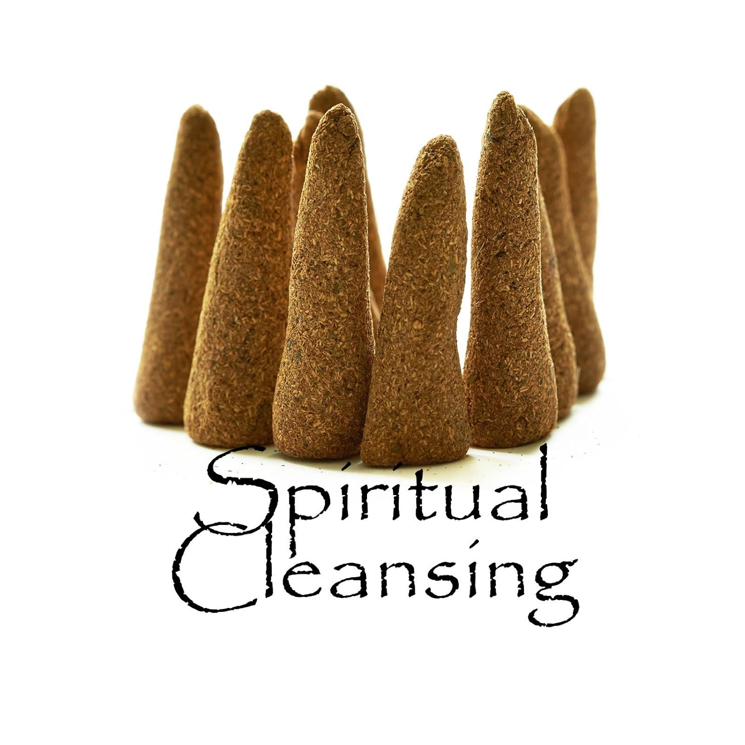 Spiritual Cleansing, Artisan Incense Cones, set of 12 Handmade Products