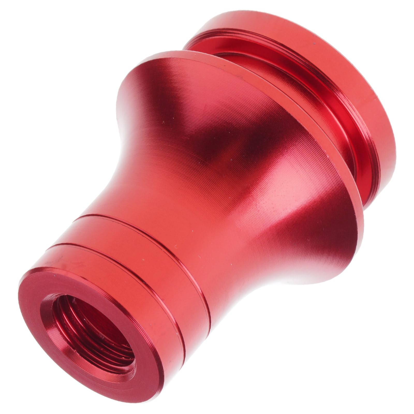 Pumpumlia Red M12x1.25 Shifter Knob Boot Retainer Rustproof Lever Adapter For Manual Vehicles Knob Adapter Aluminum Gear
