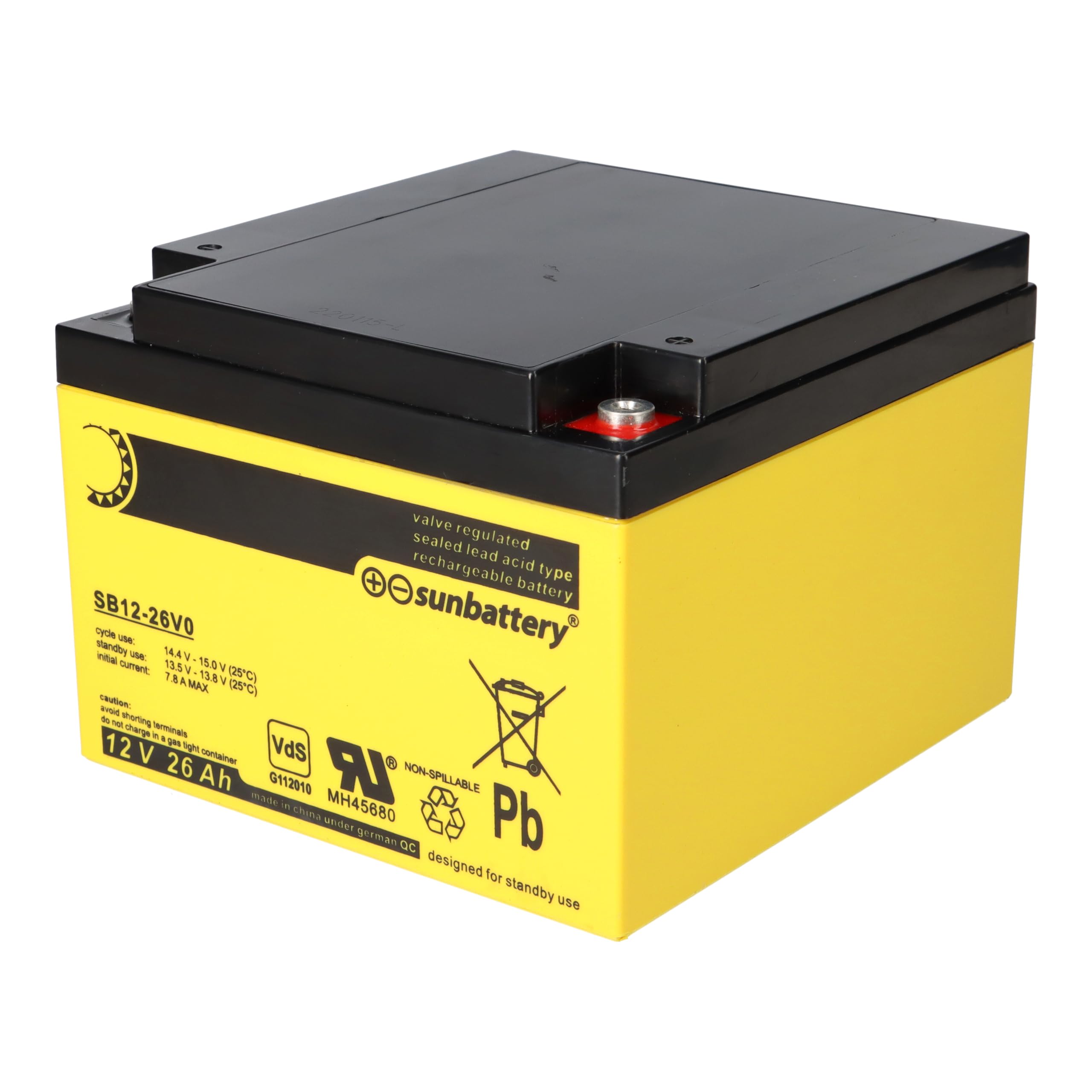 Batería de repuesto compatible con Aritech BS129N 12V 26Ah