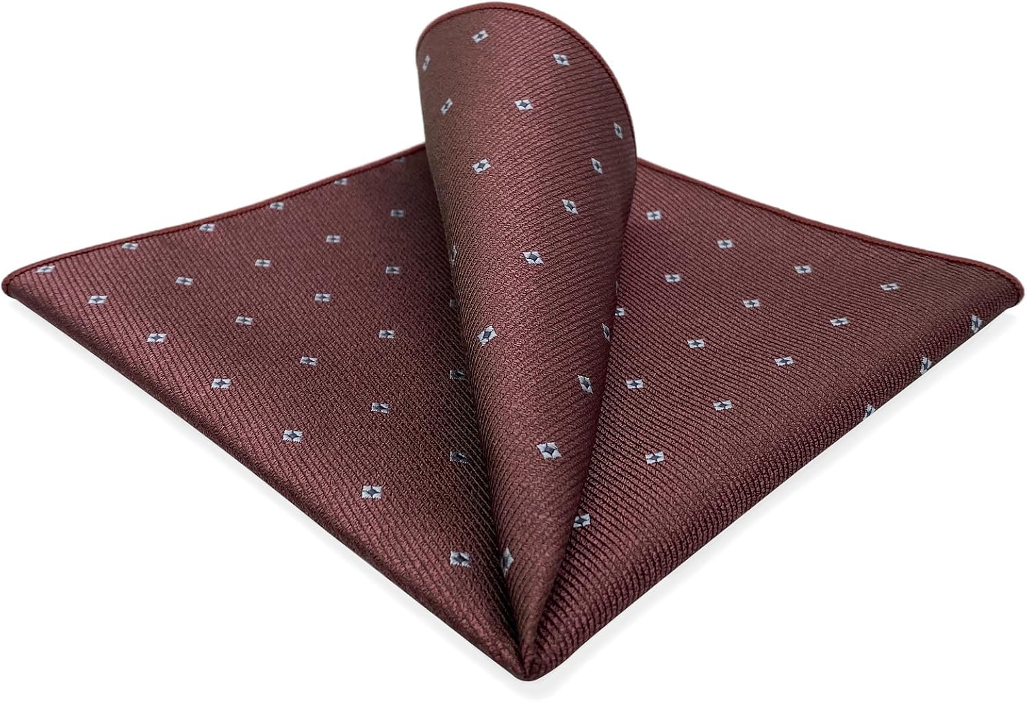 S&W SHLAX&WING Mens Pocket Square Floral Woven for Party Prom Large 12×12 Formal