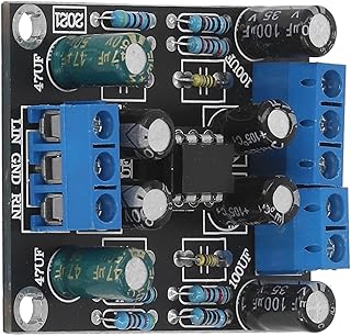 Dual Channel Amplifier Module, NE5532 Dual Channel Preamplifier Module Single Power Amplification Capacitor Board DC 12V, Audio Component Amplifiers