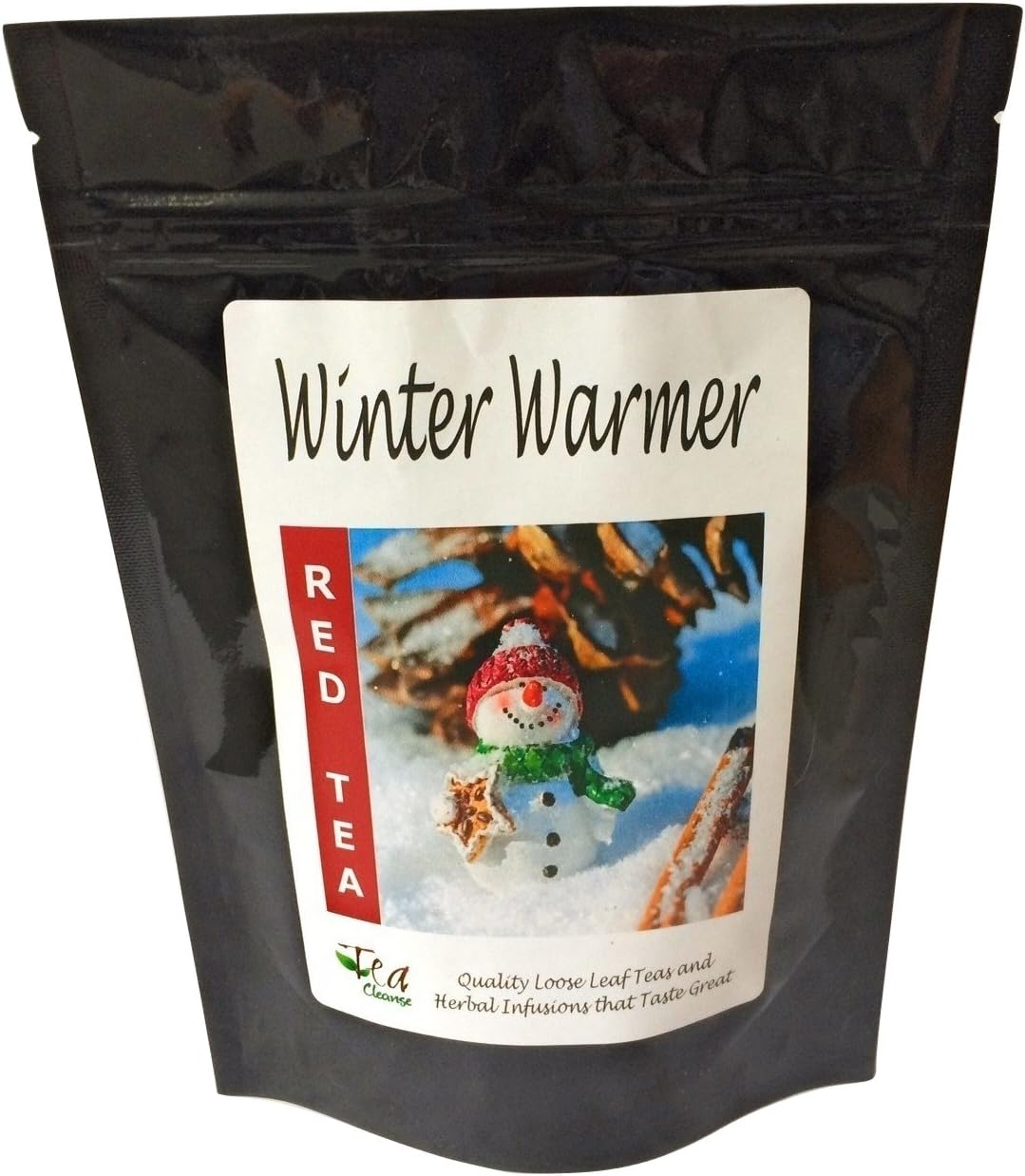 Winter Warmer Tea - Tea Cleanse | A Delicious Herbal Infusion of Rooibos, Zesty Orange, Sweet Apple Pieces and Almond Flakes | Caffeine Free | Loose Leaf 100g
