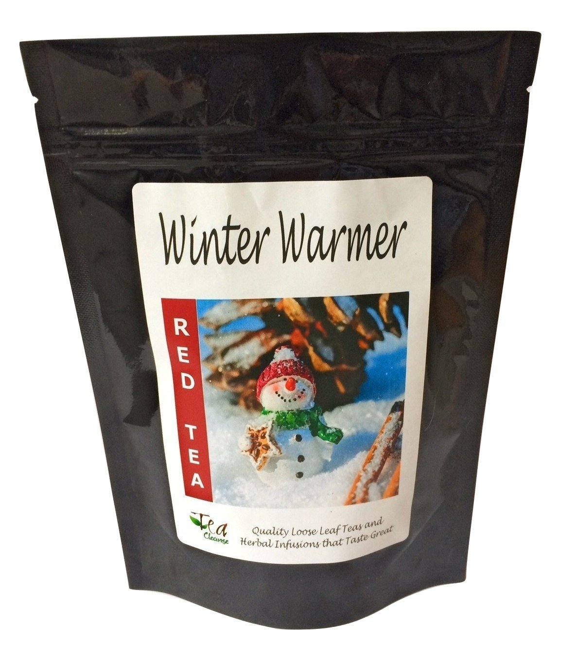 Winter Warmer Tea - Tea Cleanse | A Delicious Herbal Infusion of Rooibos, Zesty Orange, Sweet Apple Pieces and Almond Flakes | Caffeine Free | Loose Leaf 100g