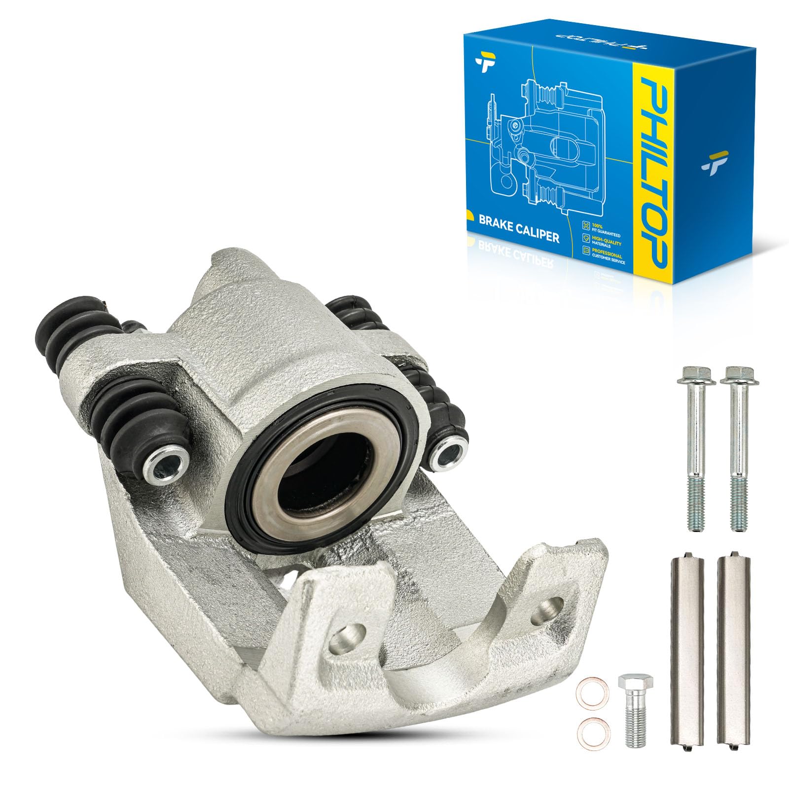 PHILTOP Rear Right Brake Caliper w/o Pads Compatible with 2004-2011 F150
