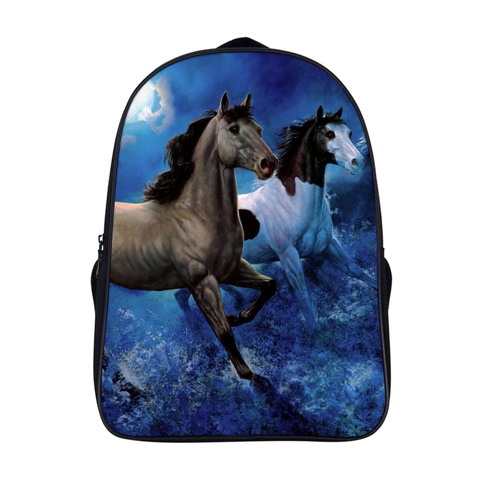 Mochila escolar de caballo cómoda de 40cm para evitar dolor de espalda 7