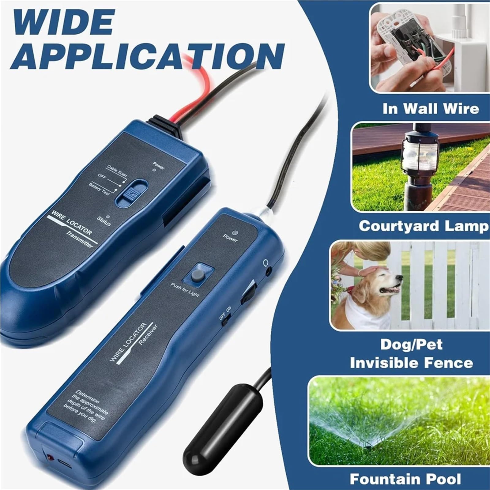 Tester per cavi di rete, Tester Per Cavi Di Rete, Sotterraneo, Localizzatore Anti-interferenza, Elettrico, Strumenti,per cavo di rete