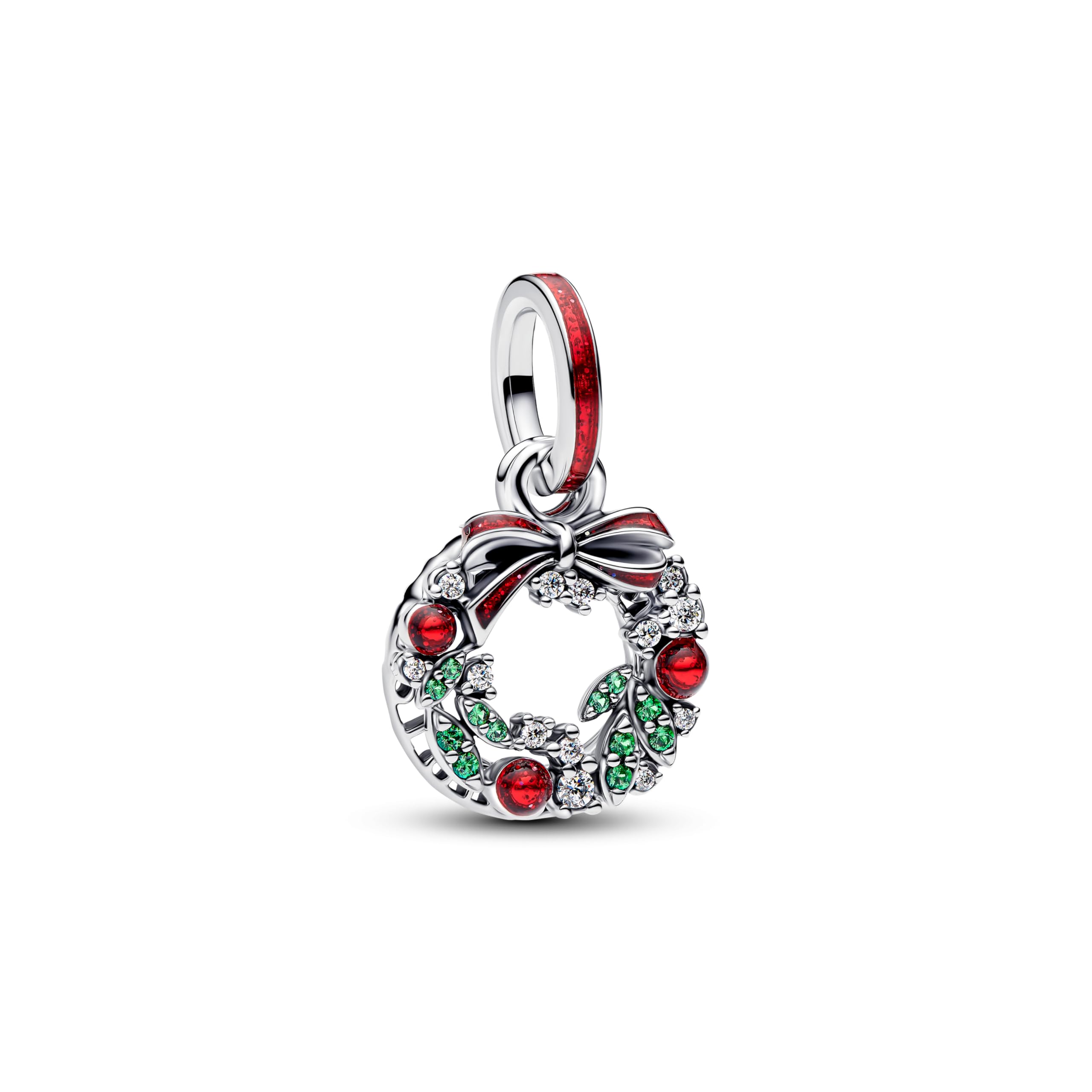 PANDORA Weihnachtskranz Doppelter Charm-Anhänger 794238C01 Charm Anhänger