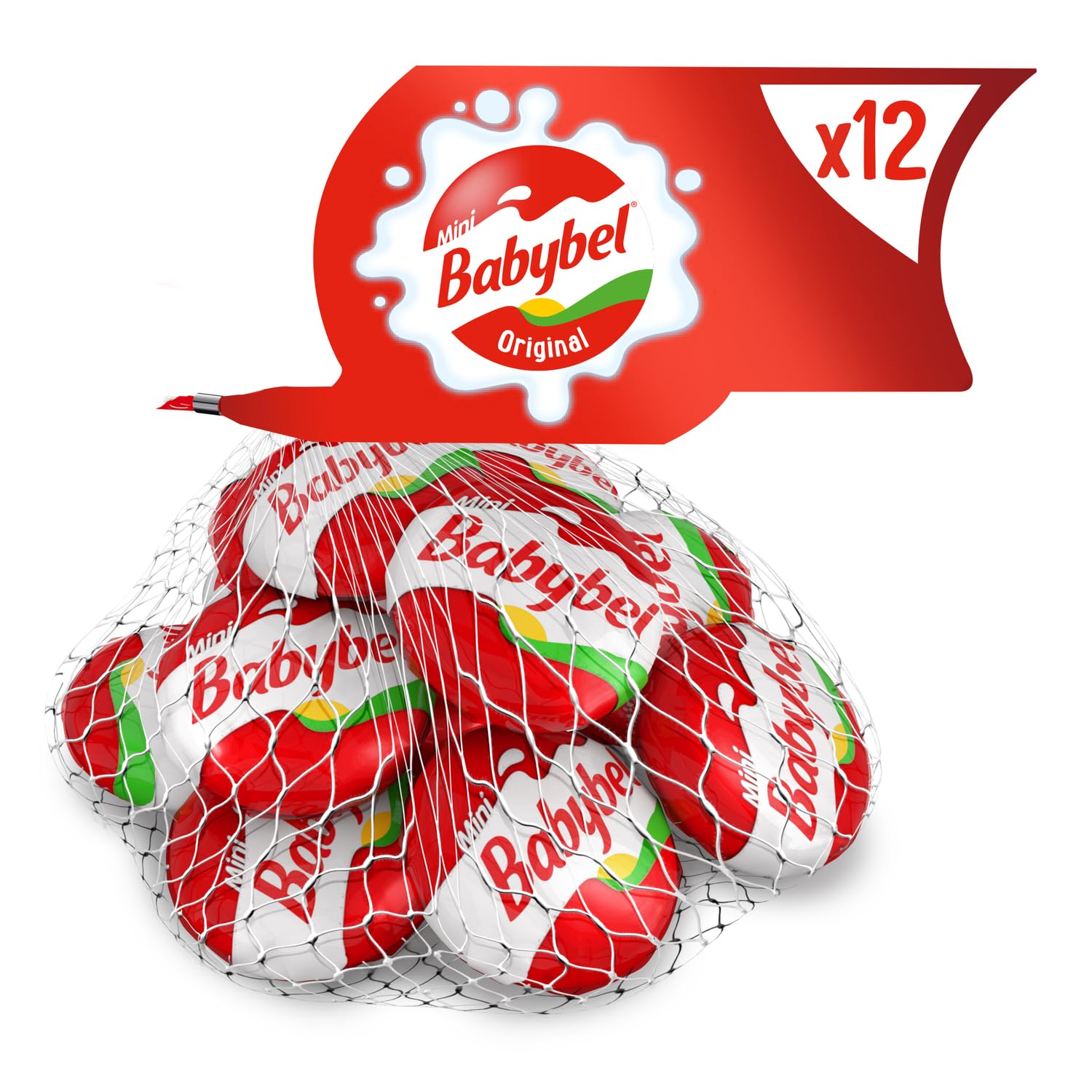 Mini Babybel Original Pack of 12, 100 g