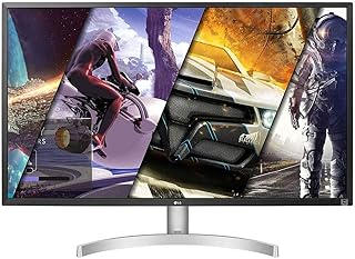 LG 32UK50T-W 32 Inch 4K Ultrafine (3840 X 2160) VA Monitor with Radeon Freesync Technology and DCI-P3 95% Color Gamut, Silver