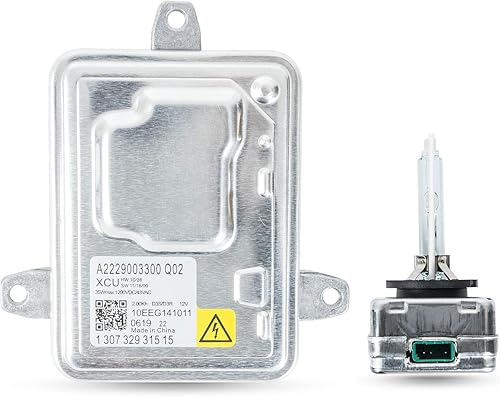 RANSOTO 130732931515 Módulo de unidad de control de balasto de faros de xenón con bombilla D3S compatible con Dodge Dart Cadillac CTS XTS Chevy