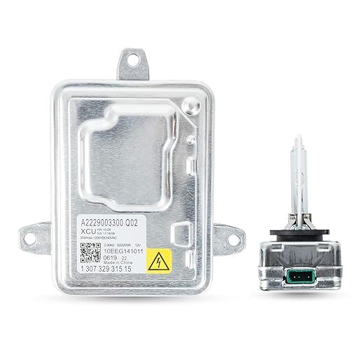 RANSOTO 130732931515 Xenon Headlight Ballast Control Unit Module with D3S Bulb Compatible with Dodge Dart Cadillac CTS XTS Chevy Camaro Land Rover Mercedes-Benz CLA250 GLA250 Volvo C30 C70