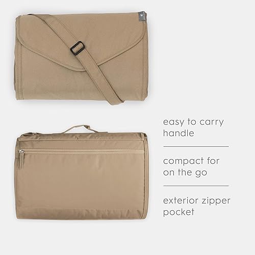 Miniatura 24 de Little Unicorn - Manta para exteriores o interiores, diseño soleado, 100 % poliéster, impermeable, fácil limpieza y transporte, para bebés o niños