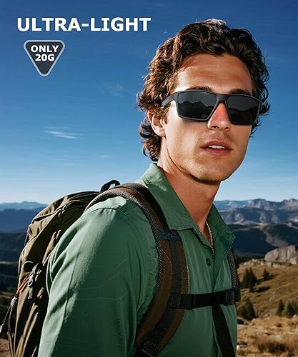 Miniatura 5 de KALIYADI Gafas de sol polarizadas para hombre y mujer gafas de sol con UV400 para conducir, correr, ciclismo