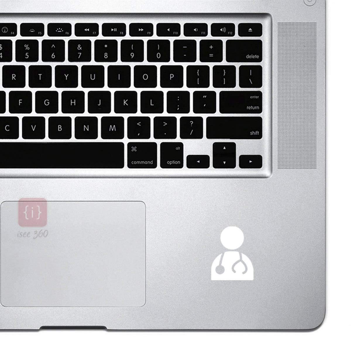 ISEE 360® Doctor Laptop Skin Sticker Trackpad Decal Colour White Size L x H (6cm x6 cm) (B07R84GFYY) Amazon Price History, Amazon Price Tracker