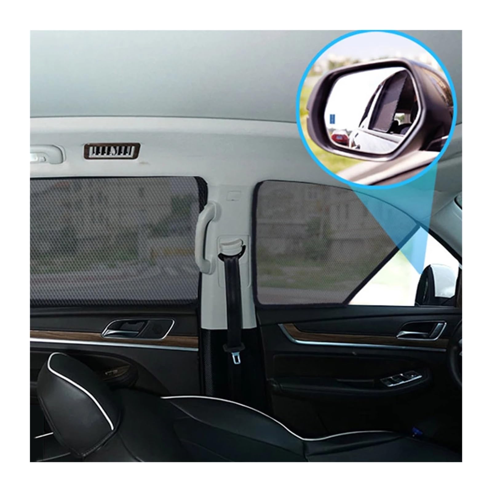 Pare-soleil Magnétique Pour Toyota Hilux Vigo 2009-2014 - 4 Pièces Fenêtres Latérales - Anti-UV 95%