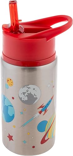 Miniatura 8 de Stephen Joseph Botellas de agua de acero inoxidable, 18 onzas, sirena