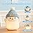 FAMIDUO Penguin Night Light for Kids, Adorable Penguin Lamp with Hat, Food Grade Silicone Nursery Nightlight, Rechargeable/Dimmable/Timer,LED Squishy Novelty Animal Bedside Lamp,Funny Gifts for Boys