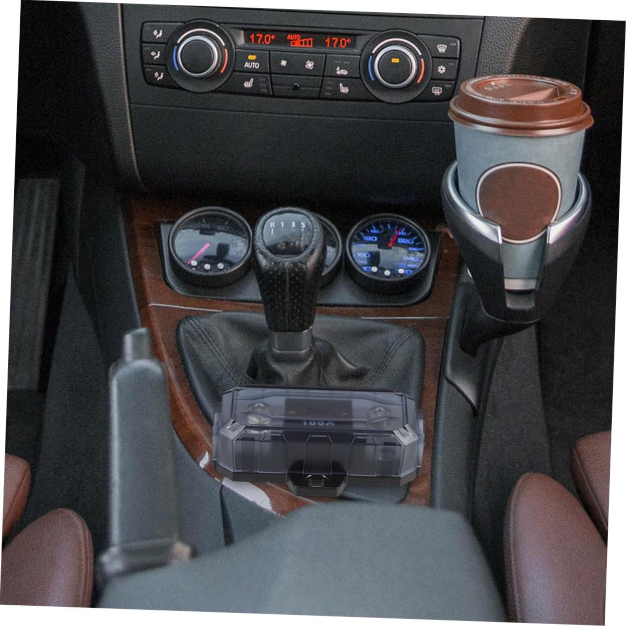 Portafusibili Anl 100a 2pezzi in Lega di Zinco per Impianto Audio Auto, Installazione Facile e Trasmissione Audio Migliorata per Amplificatori e Impianti Stereo