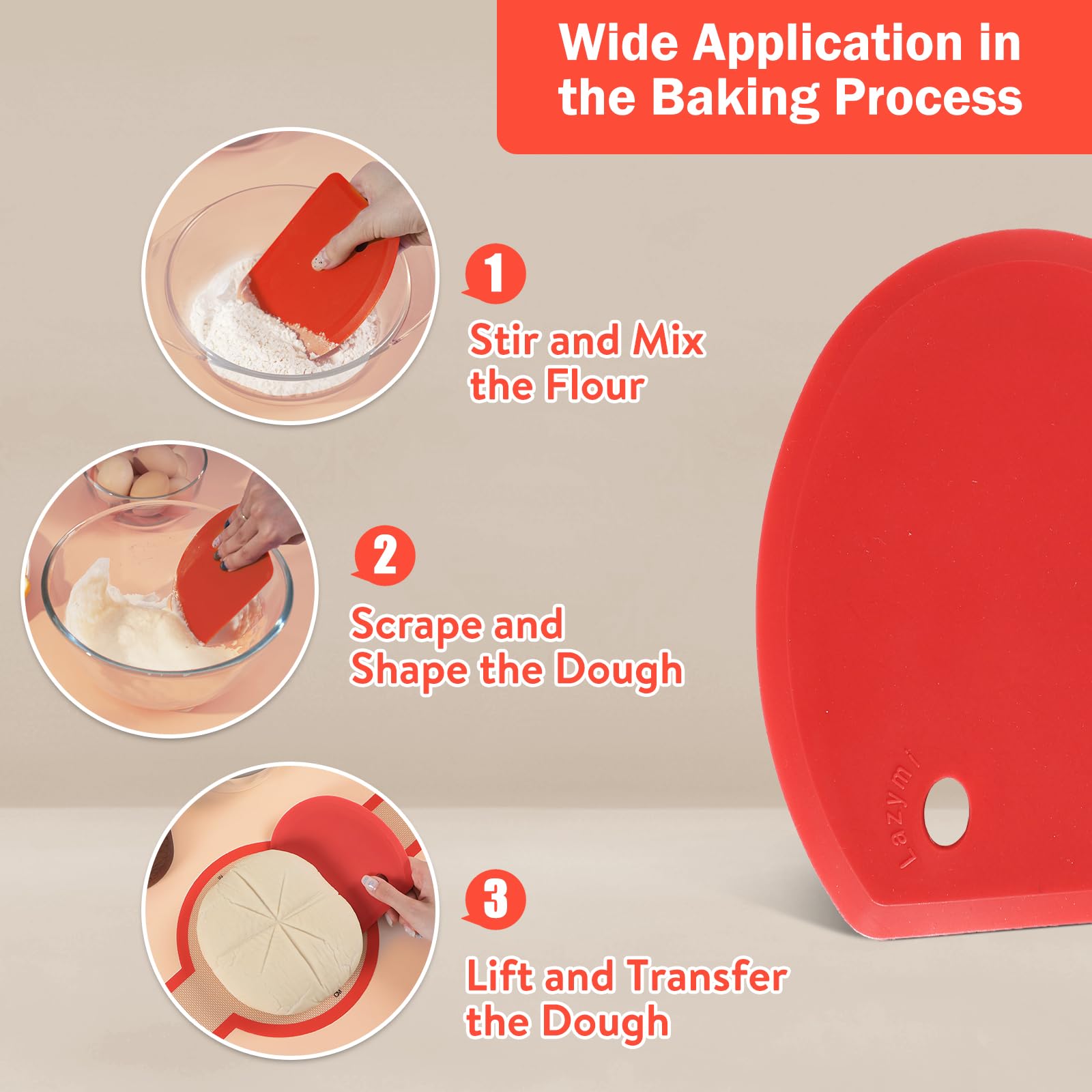 2 gomitoli in silicone per forno olandese, rosso