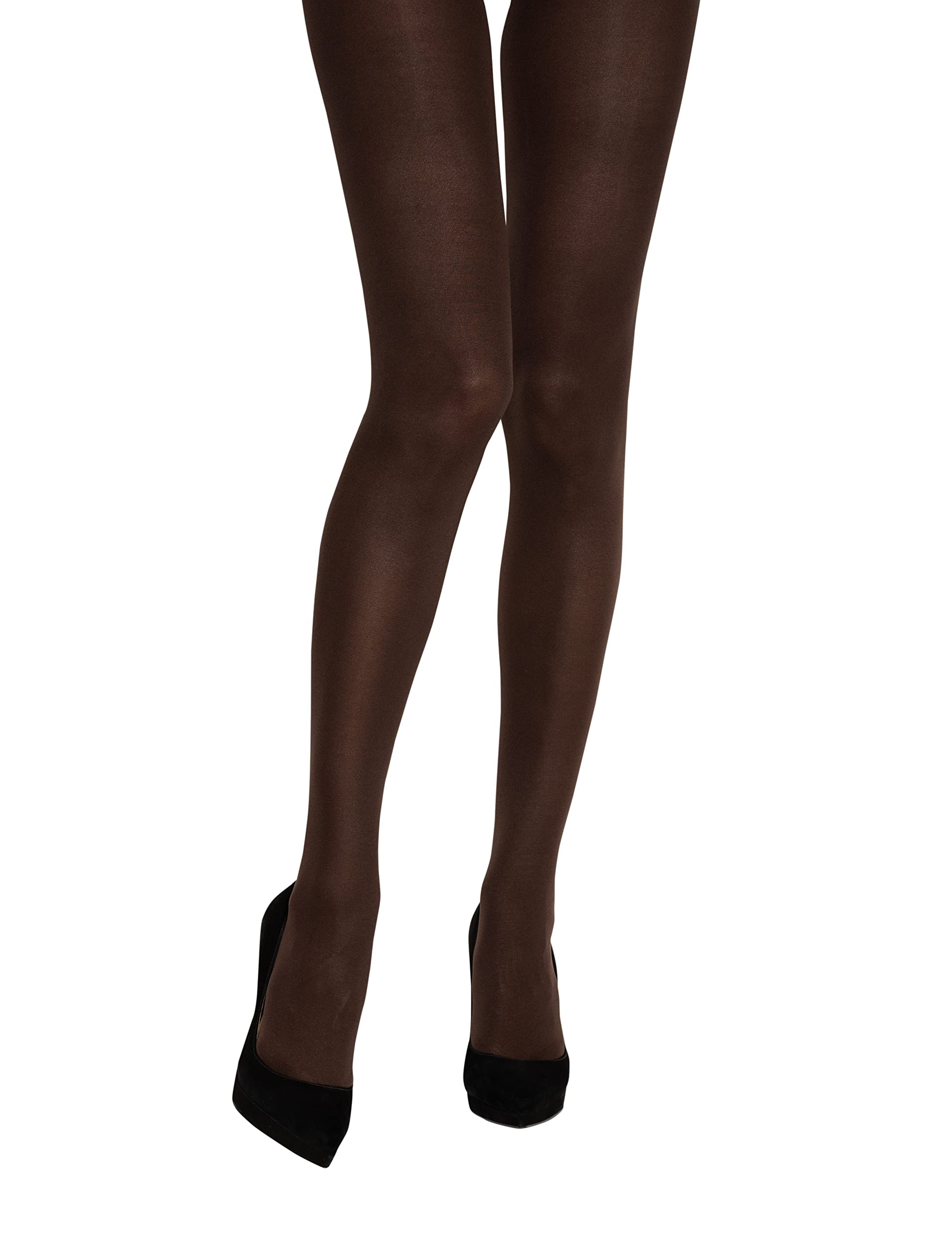 Charnos Womens Opaque 60 Denier Chocolate Small Tights, Chocolate, S UK
