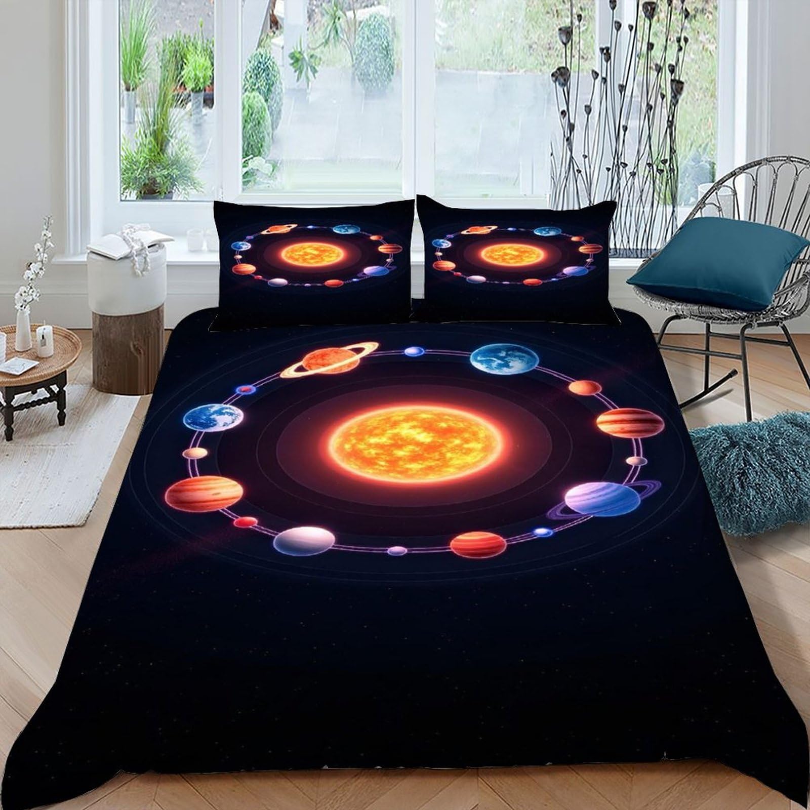 Housse de couette moto 135x200 cm pour lit enfant respirante et douce