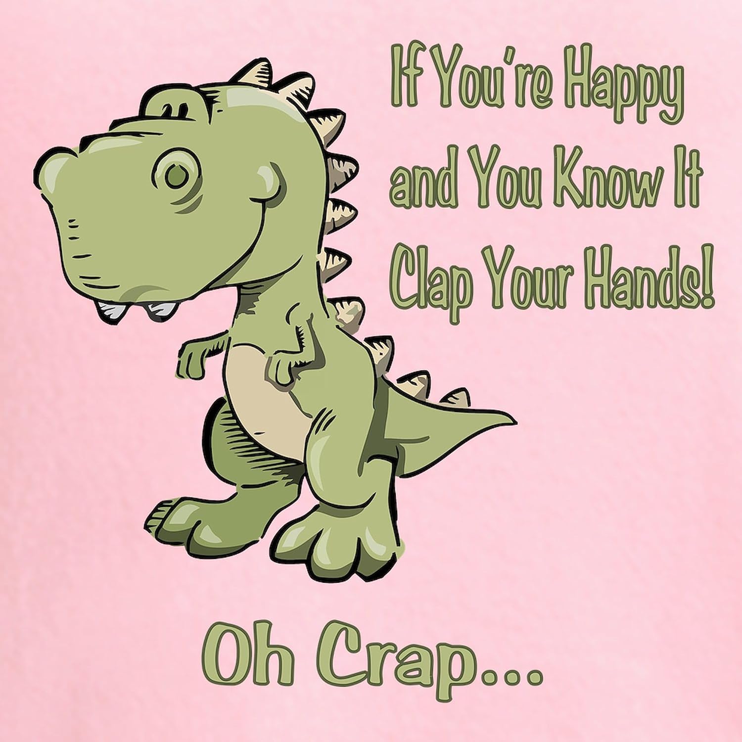 CafePress Happy Trex Women's Nightshirt, Soft Long Pajama Shirt, Cotton PJs/Pyjamas