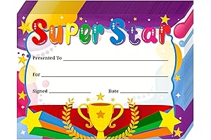Shining Stars Recognition Certificates for Kids School Awards and Certificates Bundle