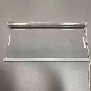 Transparent Waterproof Roller Blind,Outdoor Clear PVC Roll Up Shades,Thermal Insulated Dust-Proof Partition Curtains,for Gazebo Balcony Porch Hotel Office