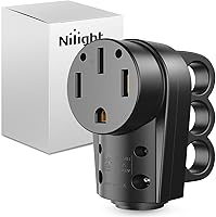 Vista 13 de Nilight Enchufe de repuesto para autocaravana de 30 amperios, macho de 125 voltios resistente con mango ETL listado NEMA TT-30P para caravana