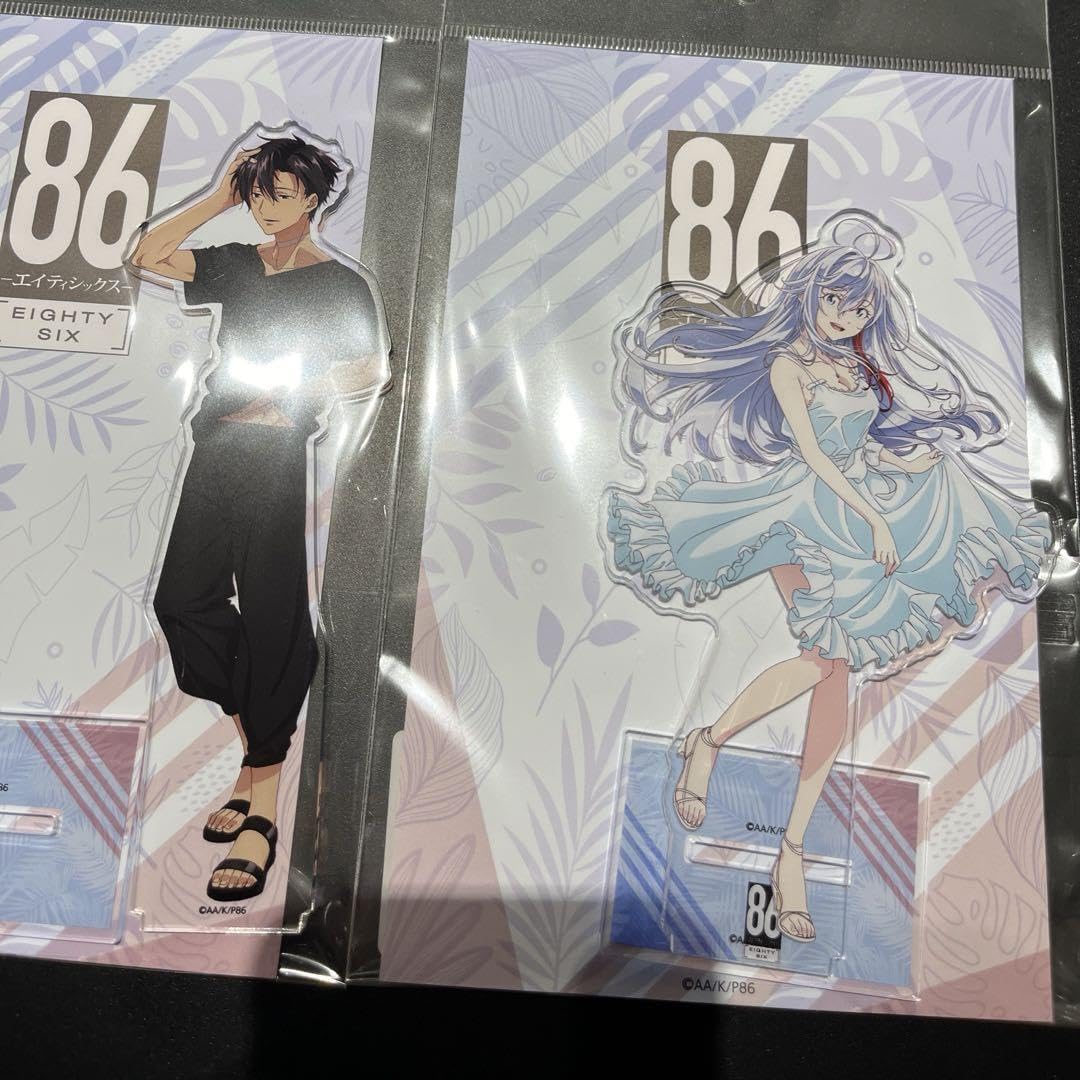 エイティシックス　レーナ　シン　バッジ　アクリルスタンド　まとめ売り グッズ-スタンドポップ】86―エイティシックス― 描き下ろし