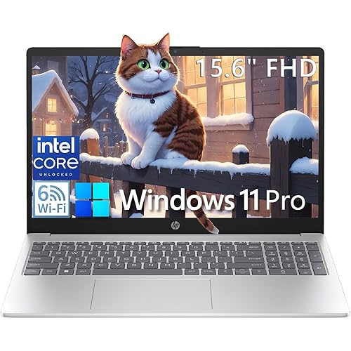 HP 15.6" FHD Laptop Computer for Home Business Student, Intel Processor (Beat i3-1115G4), 16GB DDR4 RAM, 256GB PCIe SSD, WiFi 6E, Bluetooth 5.3, Type-C, Webcam, Numeric Keypad, Windows 11, BEF-ectoy