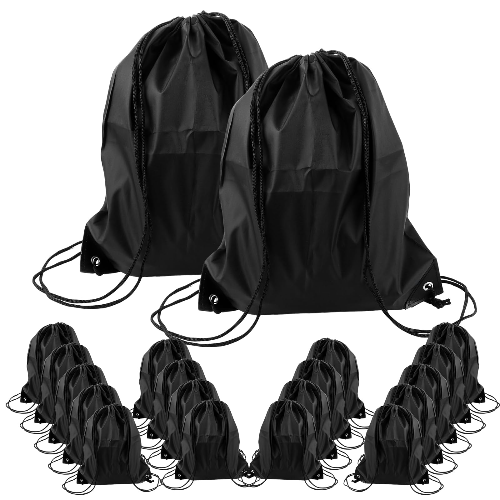DAJAVE Lot de 20 Sac à dos Sport Gym Sack Sport Gymnastique Natation Sac Cordon de Sport Imperméable Voyage Chaussures école maternelle Adultes et Enfants